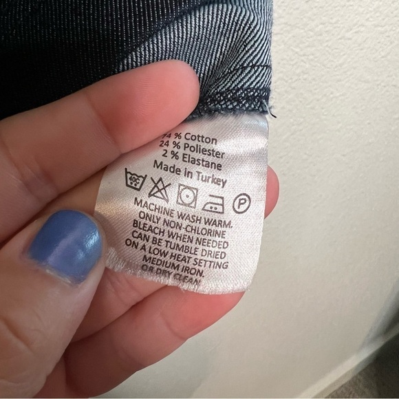 Cuyana Denim Tee Dress blue extra small - Picture 10 of 10